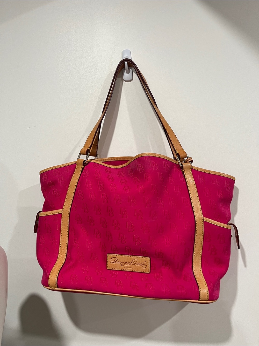 Dooney and Bourke hot pink tote